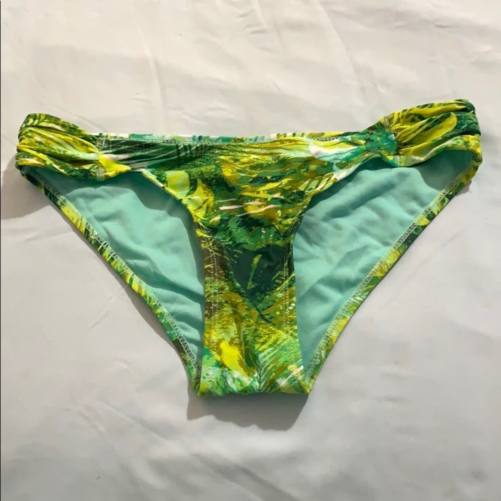Tropical print bathing suit bikini XS